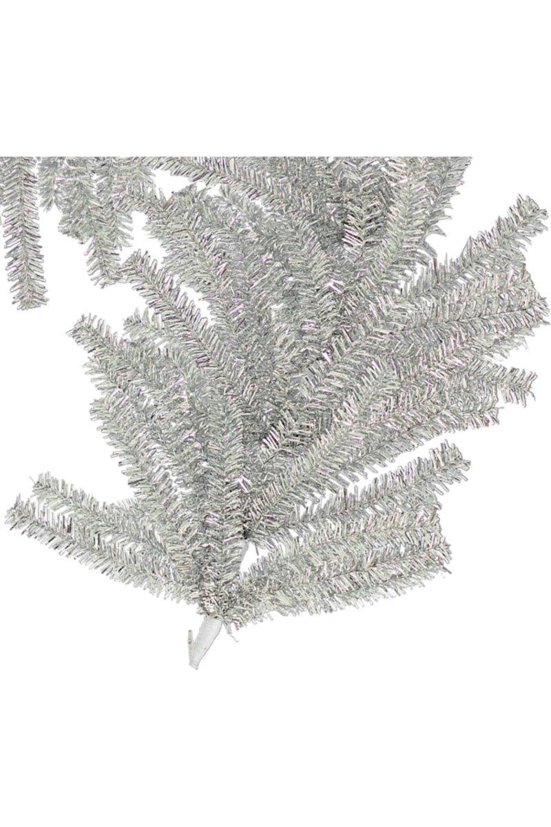 Shop For Silver 1" Brush Christmas Garland