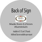 Shop For Silver Bells Round Sign - Wreath Enhancement