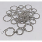 Shop For Silver Crystal Circle Christmas Garland, 36"