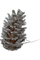 Shop For Silver Pine Cones (Set of 60)