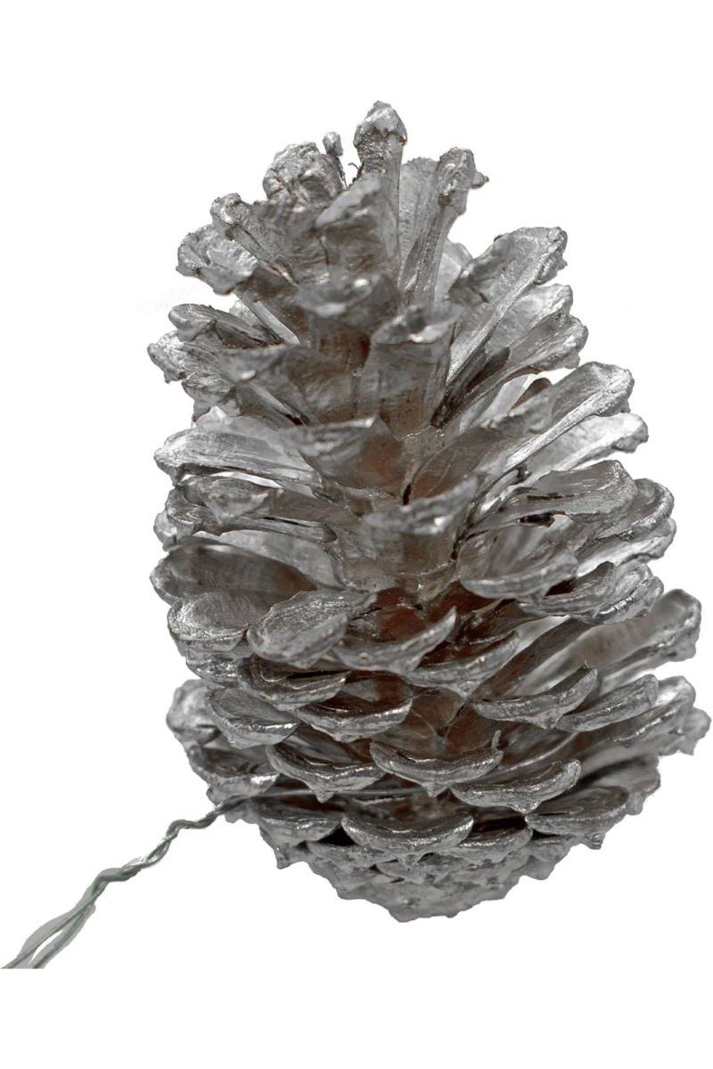 Shop For Silver Pine Cones (Set of 60)