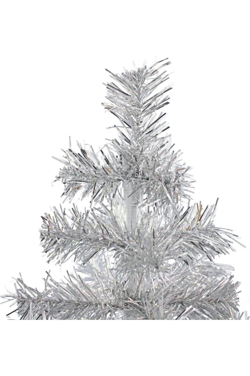 Shop For Silver Tinsel Christmas Tree