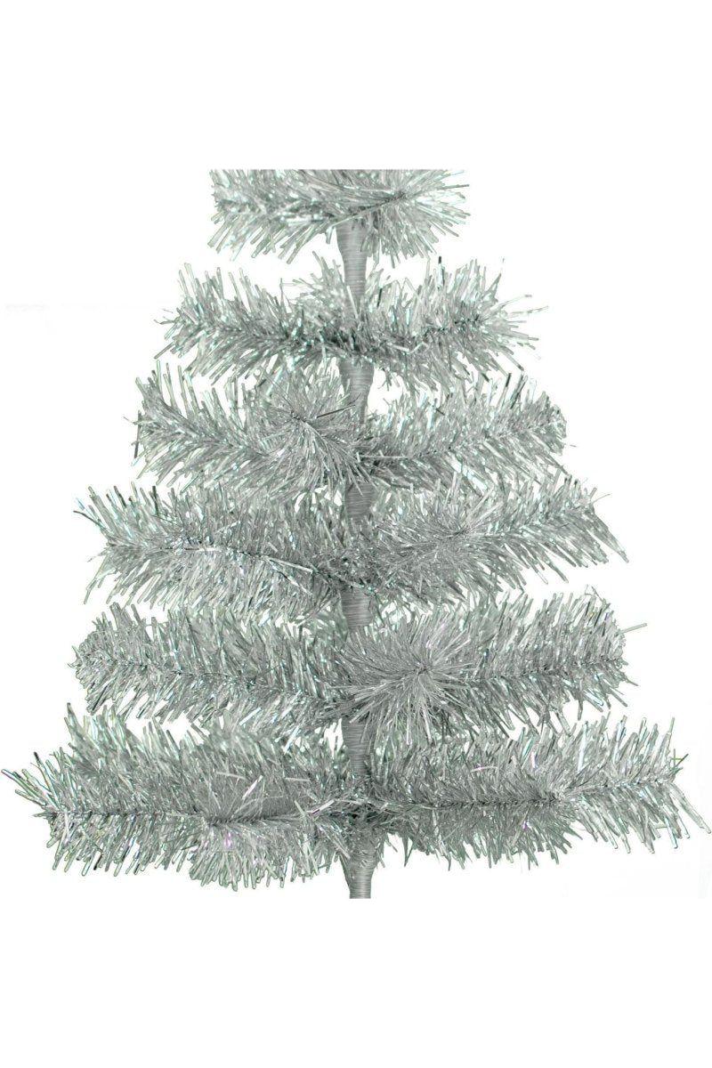 Shop For Silver Tinsel Christmas Tree