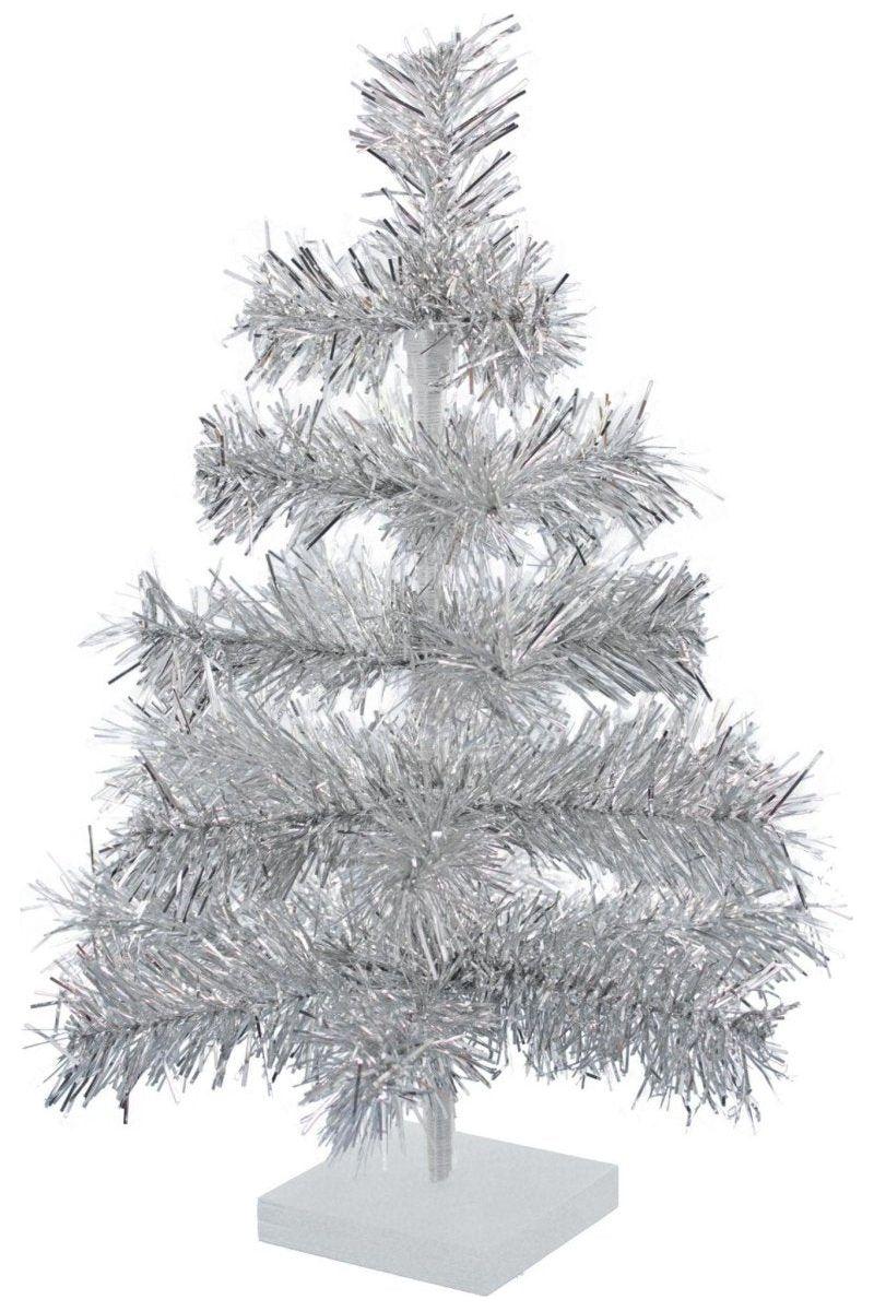 Shop For Silver Tinsel Christmas Tree