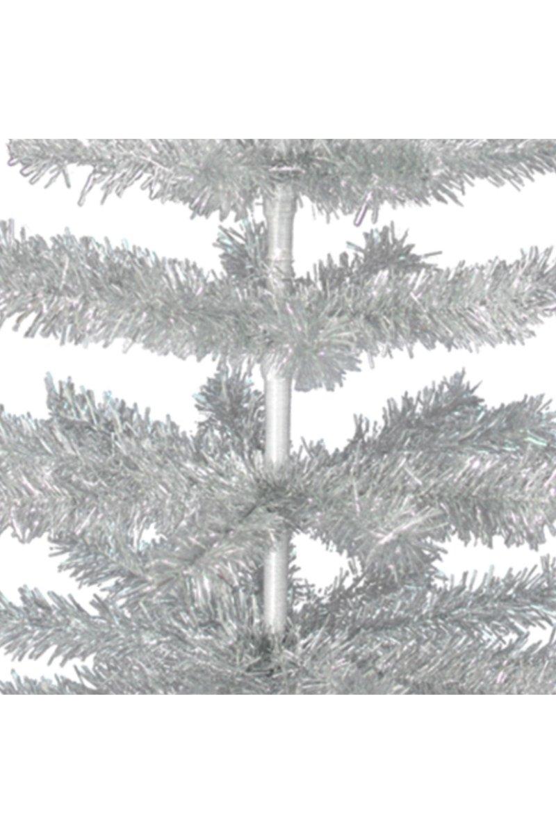 Shop For Silver Tinsel Christmas Tree