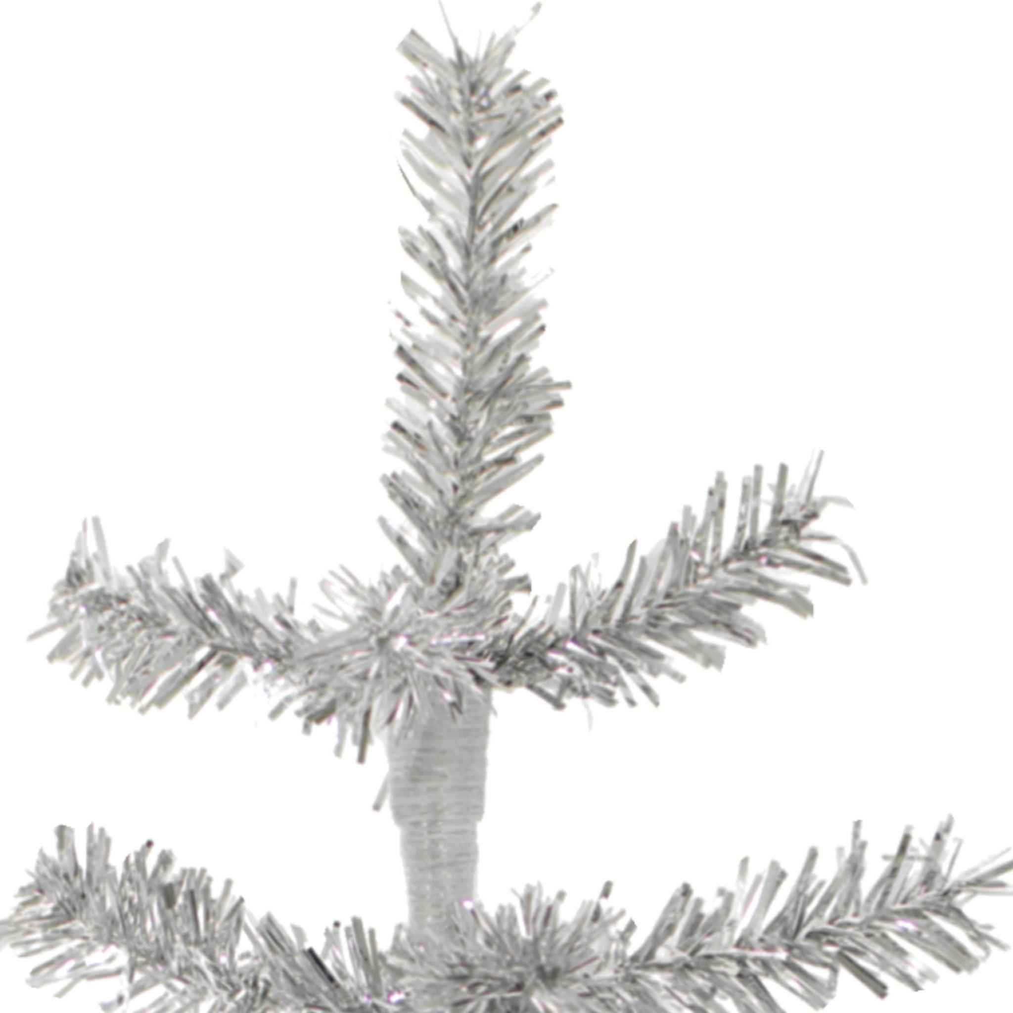 Shop For Silver Tinsel Tree with 1in Thin Brush