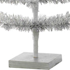 Shop For Silver Tinsel Tree with 1in Thin Brush