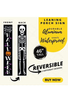 Shop For Skeleton Halloween Porch Sign