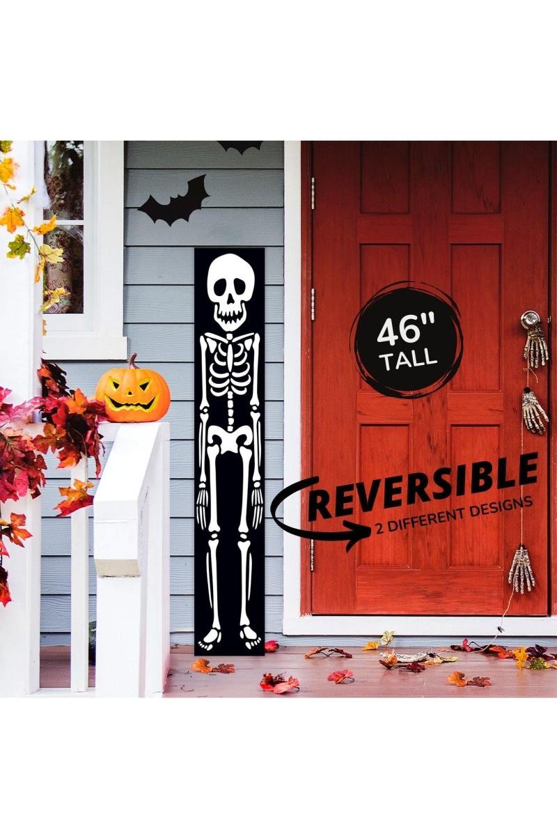 Shop For Skeleton Halloween Porch Sign