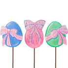 Shop For Small Eggs with Plaid Bows (Set of 3)