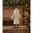 Small Santa with Toy Basket Figurine