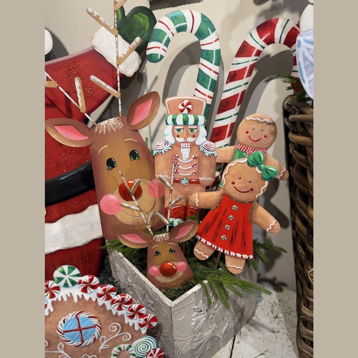 Shop For Small Snowy Rudolph: Small (Stake/Hanger/Easel)