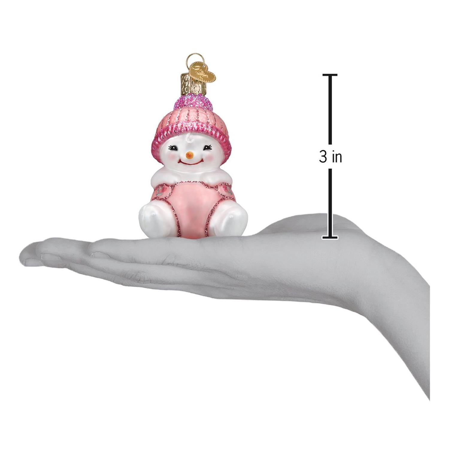Snow Baby Girl Ornament