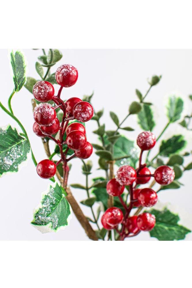 Shop For Snow Berry Holly Pick: Red and Green at Michelle's aDOORable Creations