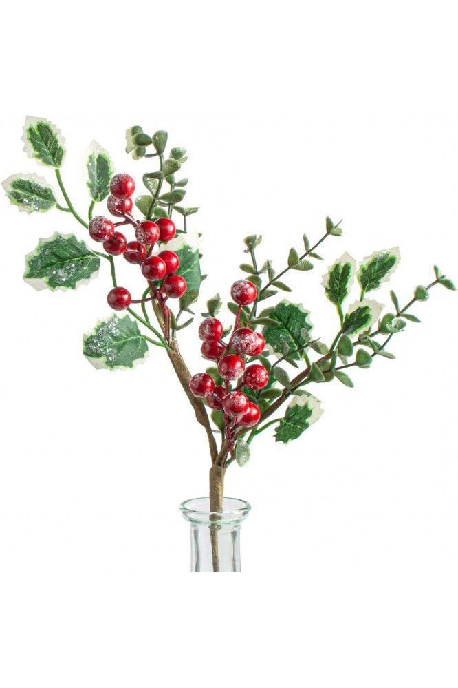 Shop For Snow Berry Holly Pick: Red and Green at Michelle's aDOORable Creations