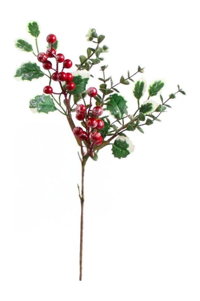 Shop For Snow Berry Holly Pick: Red and Green at Michelle's aDOORable Creations