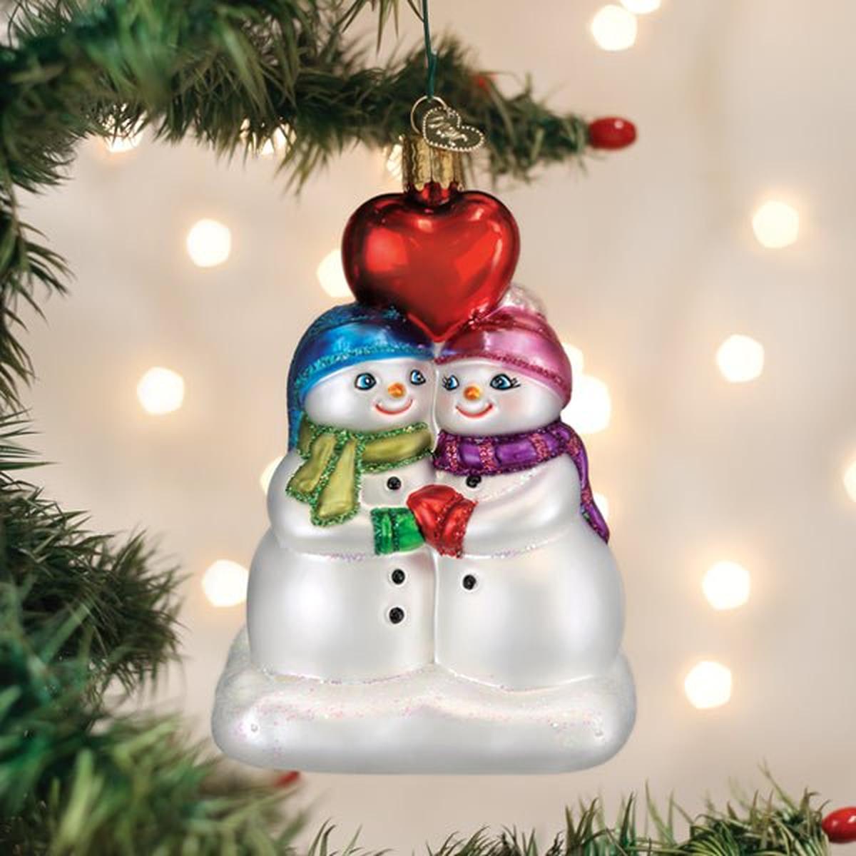 Shop For Snow Couple's First Christmas Ornament