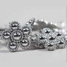 Shop For Snowflake Flower Rhinestone Bling Jewels: Silver (10 Yards)