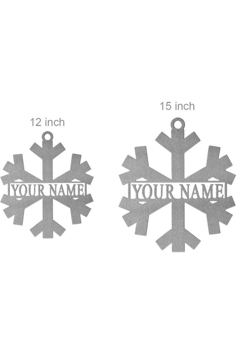 Shop For Snowflake Monogram - 2 Styles - Personalized