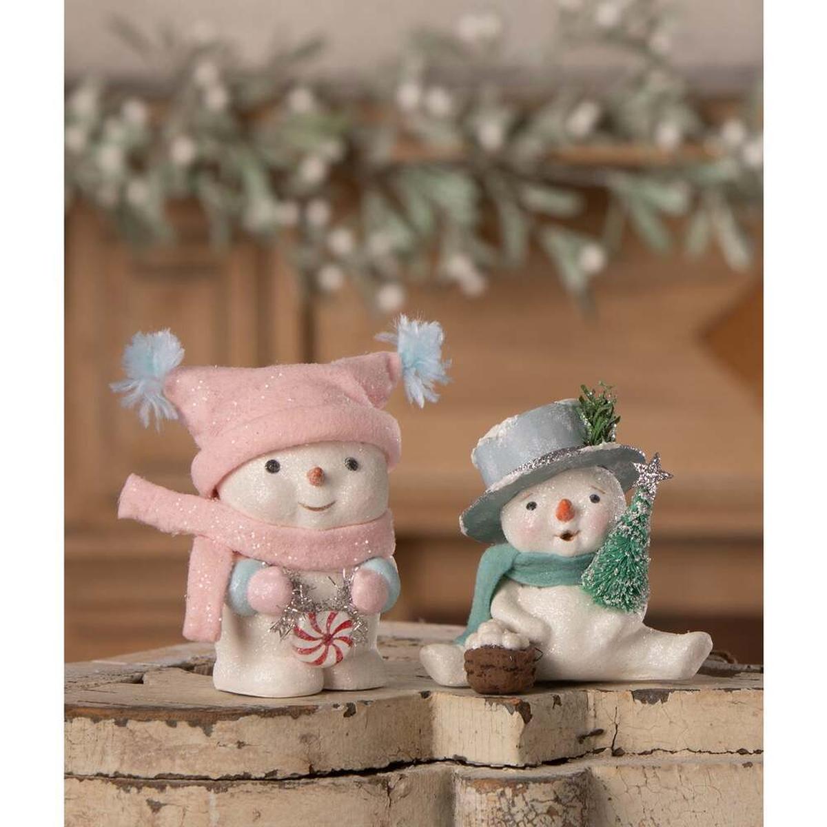 Shop For Snowflake Top Hat Snowman Figurine