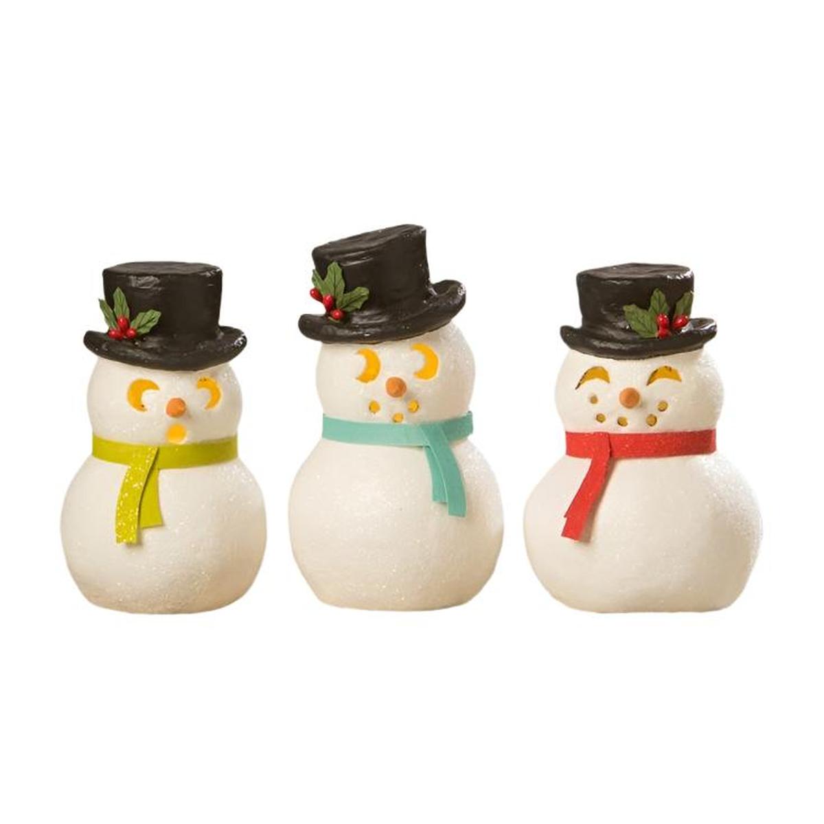 Shop For Snowman Luminary Surprised Figurine