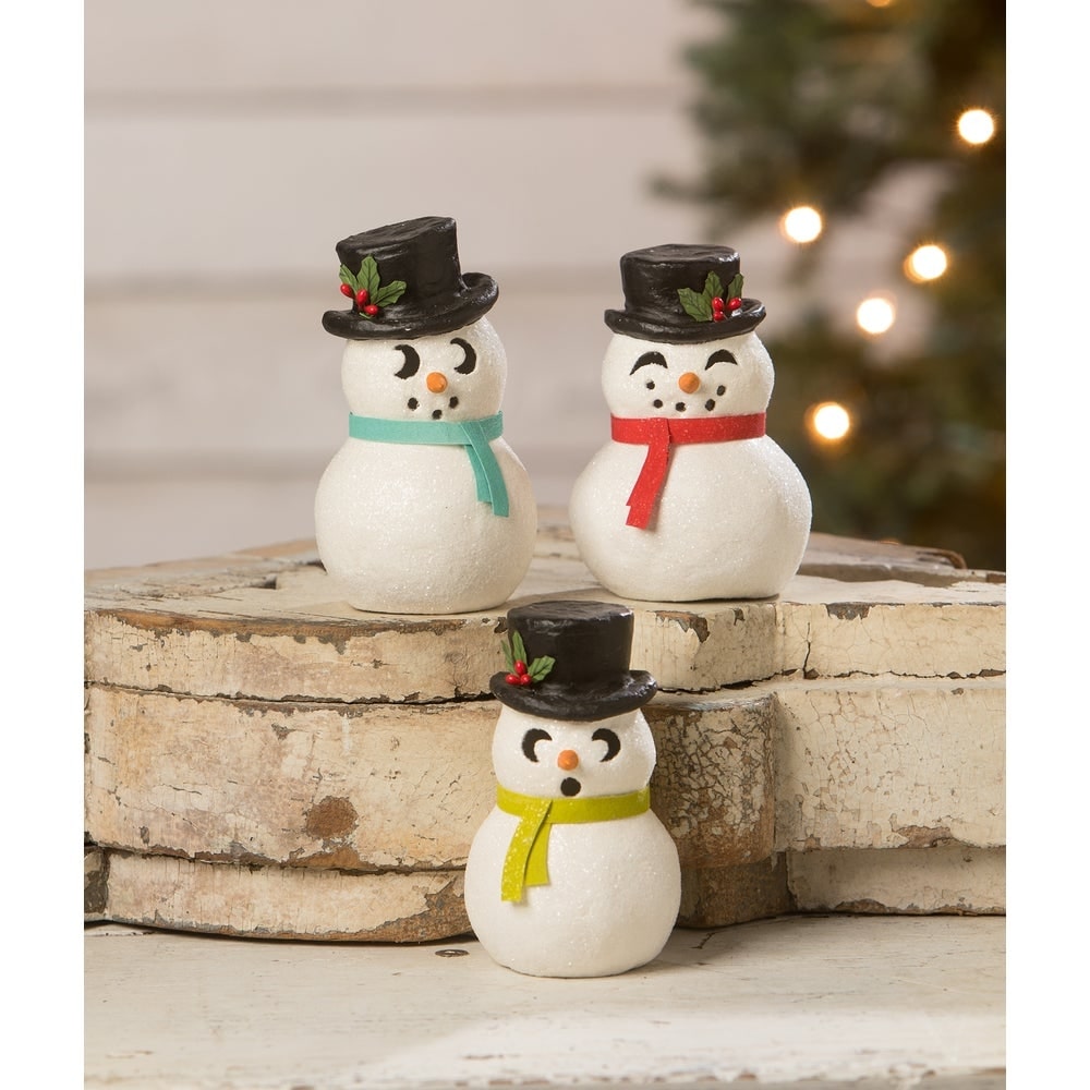 Shop For Snowman Luminary Surprised Figurine