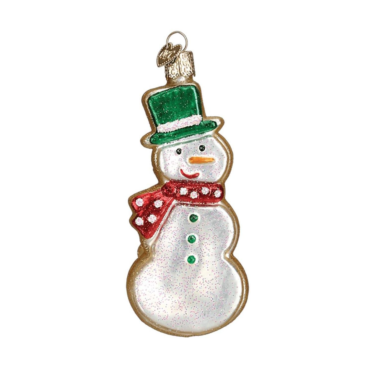 Snowman Sugar Cookie Ornament