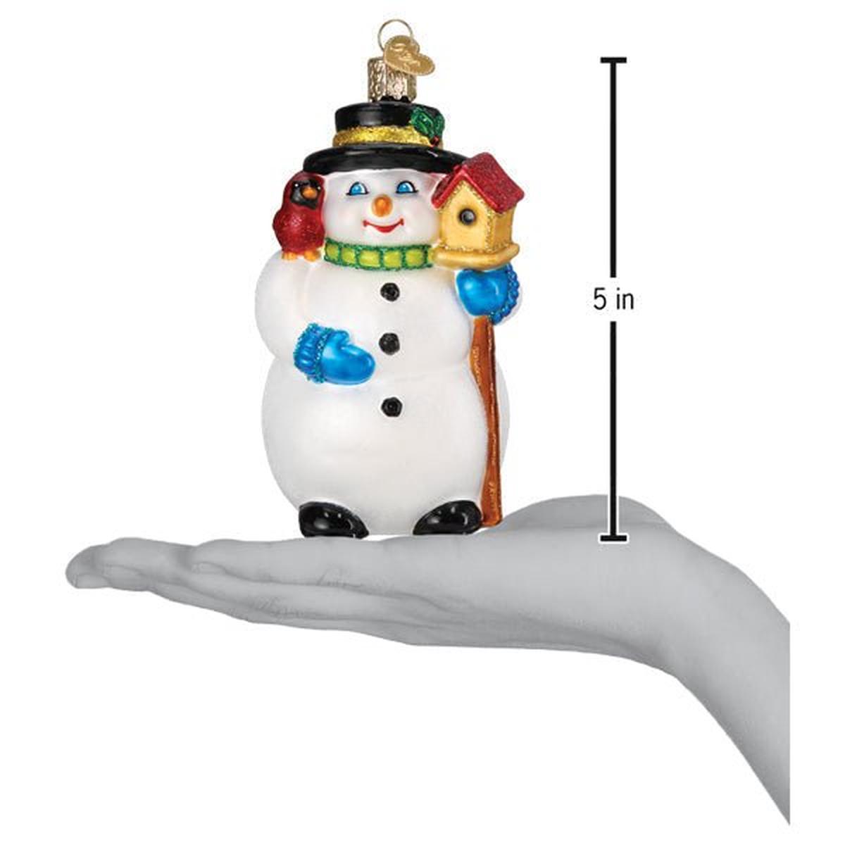 Shop For Snowman With Cardinal Ornament