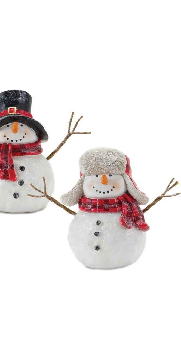 Shop For Snowman with Scarf Figurine (Set of 4) 86402DS