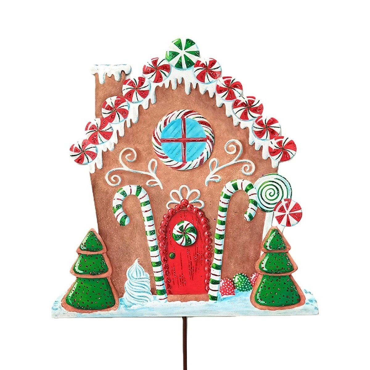 Shop For Snowy Gingerbread House (Stake/Hanger/Easel)