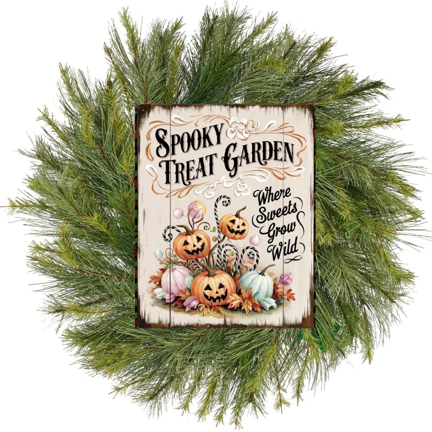 Shop For Spooky Treat Garden Halloween Sign