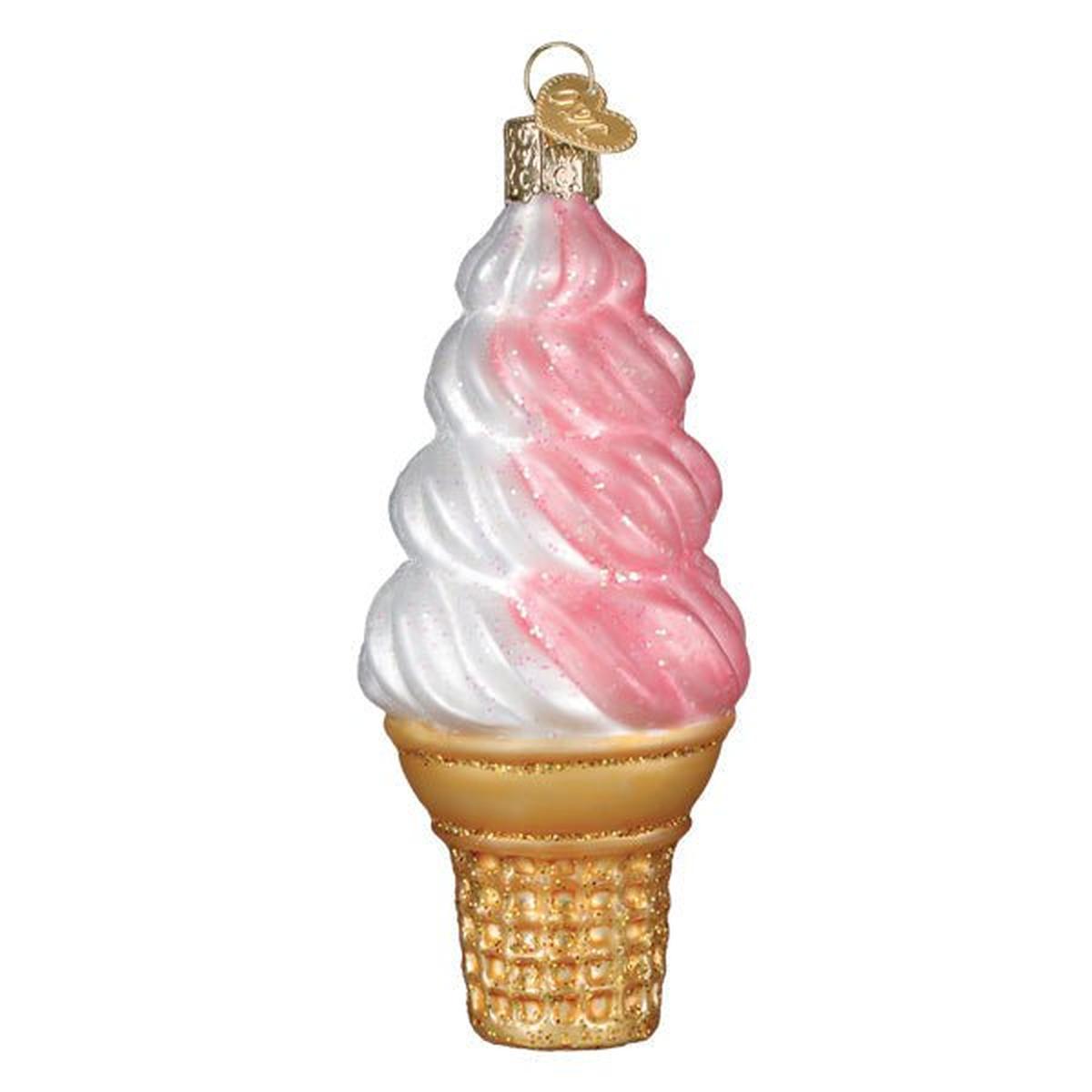 Shop For Strawberry Swirl Soft Serve Ornament