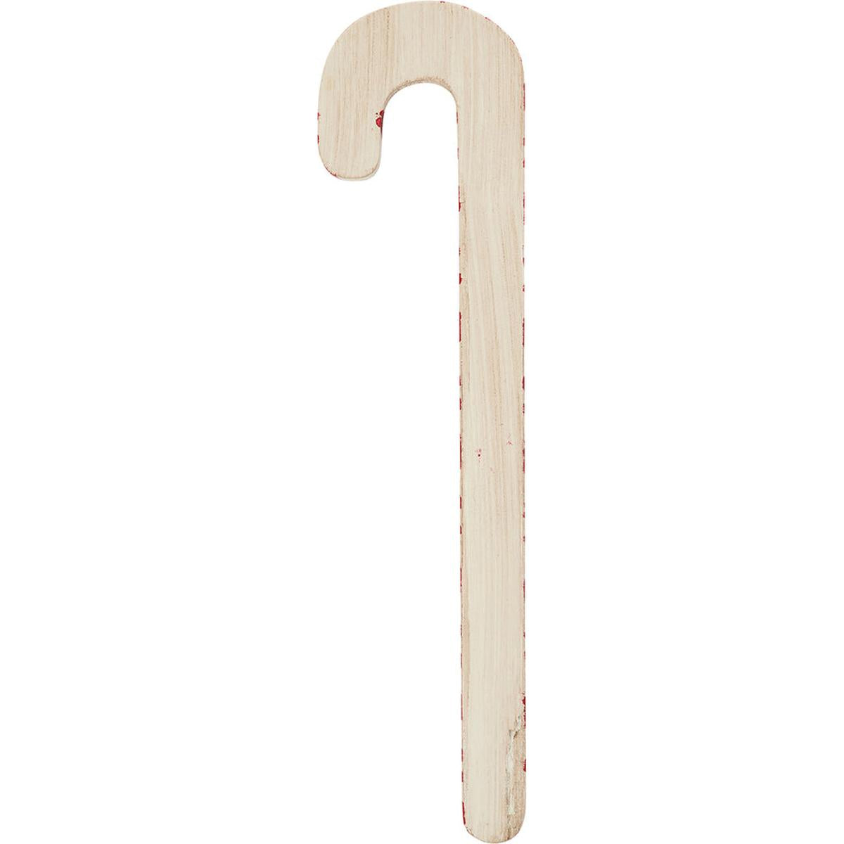 Shop For Striped Vintage Wood Candy Cane, Set of 3