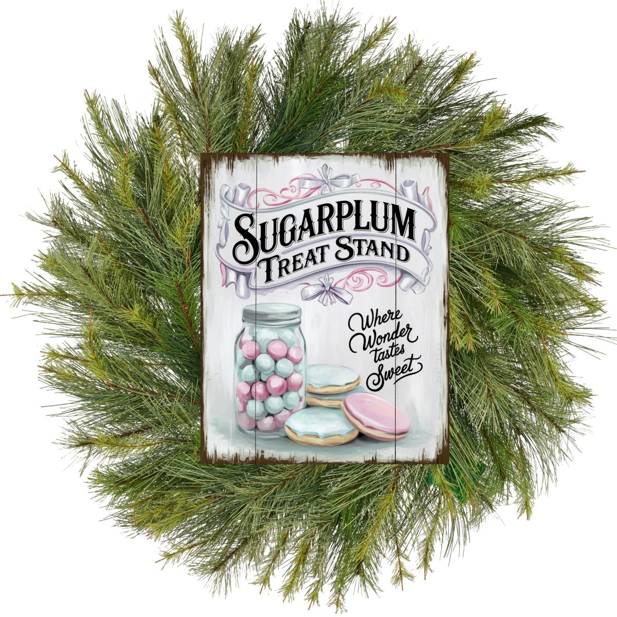 Shop For Sugarplum Treat Stand Christmas Sign
