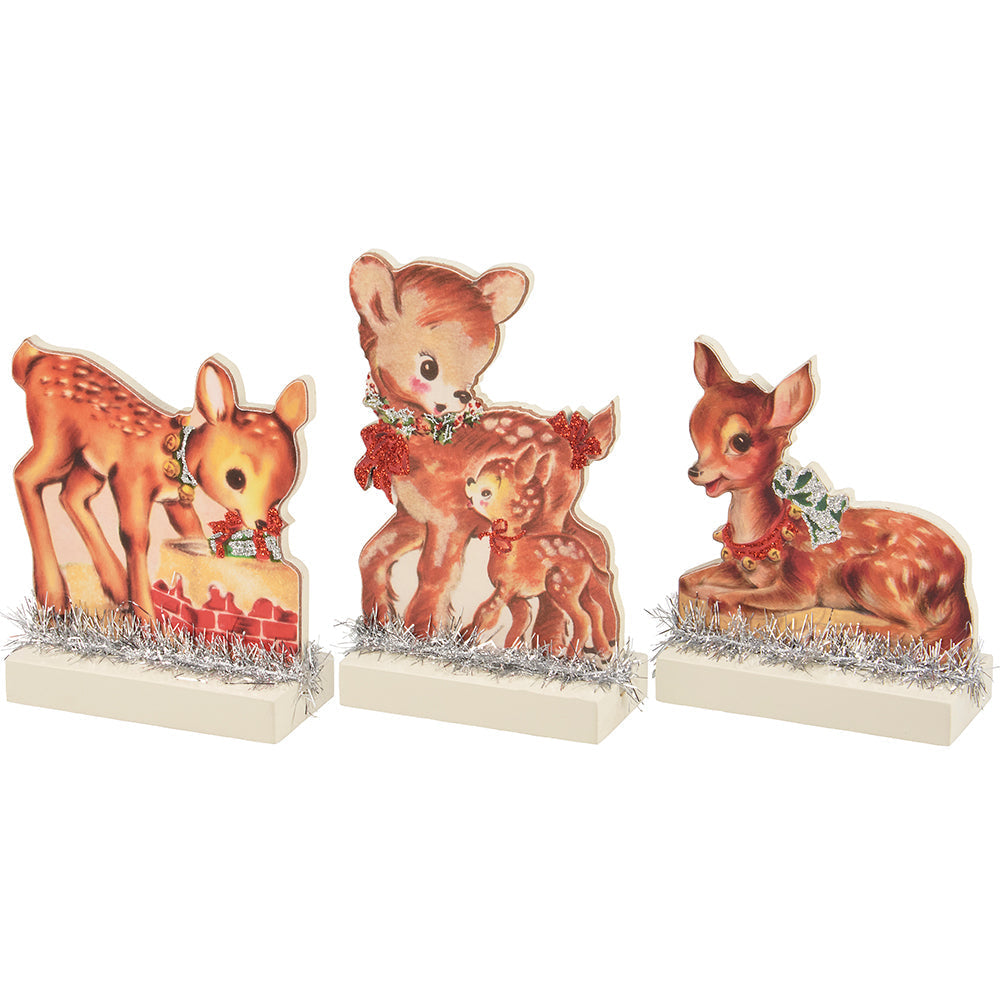 Shop For Sweet Christmas Deer Stand Up, Set of 3