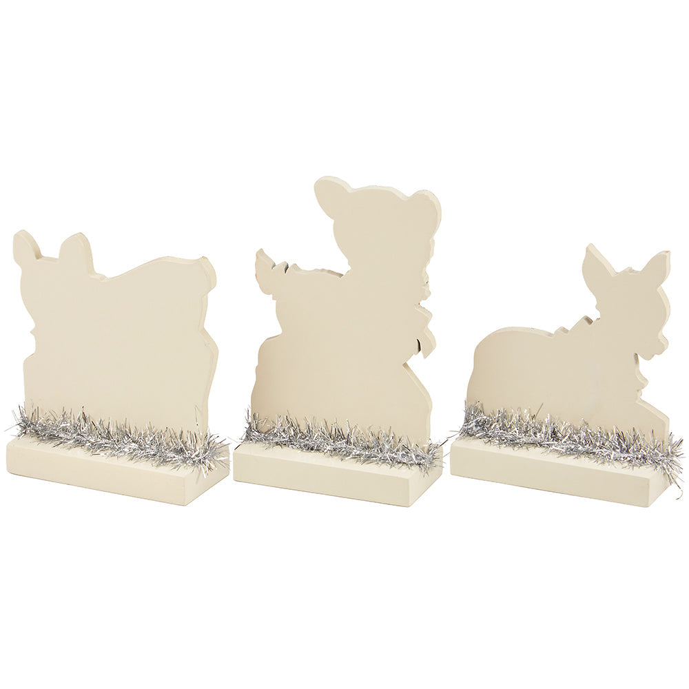 Shop For Sweet Christmas Deer Stand Up, Set of 3