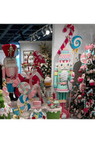 Shop For Sweet Shoppe 5 Ft Candy Nutcracker w/Staff Display at Michelle's aDOORable Creations