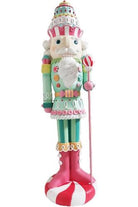 Shop For Sweet Shoppe 5 Ft Candy Nutcracker w/Staff Display at Michelle's aDOORable Creations