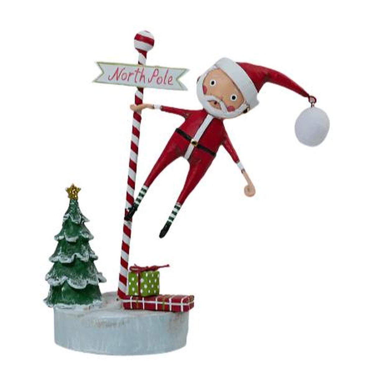 Shop For Swinging into Christmas Santa Figurine