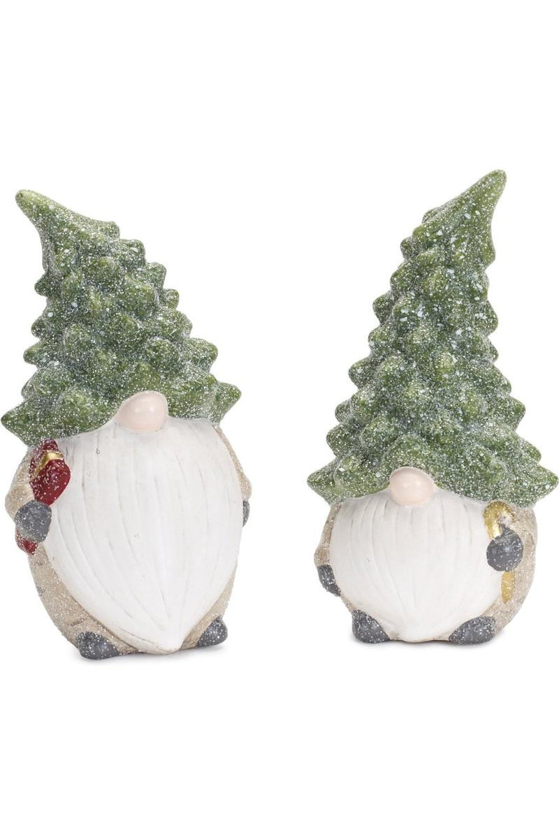 Shop For Terra Cotta Gnome Figurine with Pine Tree Hat (Set of 2) 83480DS