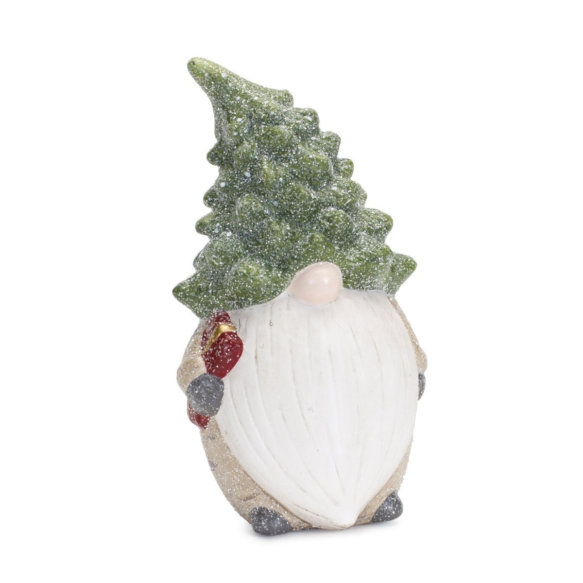 Shop For Terra Cotta Gnome Figurine with Pine Tree Hat (Set of 2) at Michelle's aDOORable Creations