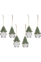 Shop For Terra Cotta Gnome with Pine Tree Hat Ornament (Set of 6) 83481DS
