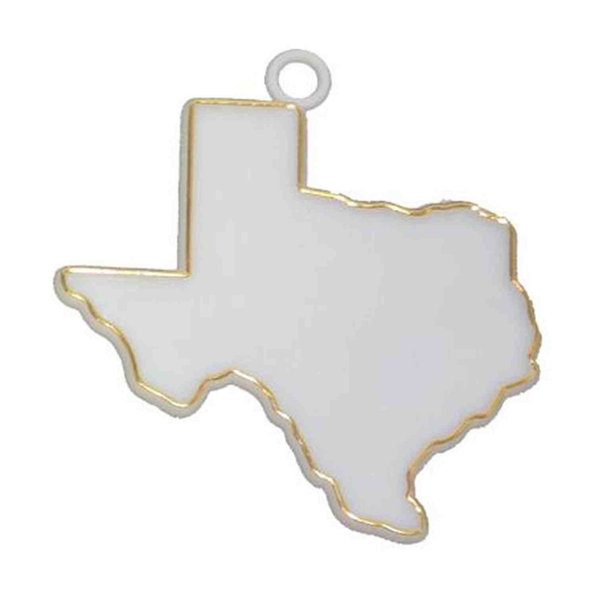 Shop For Texas Charm: White/Metallic Gold