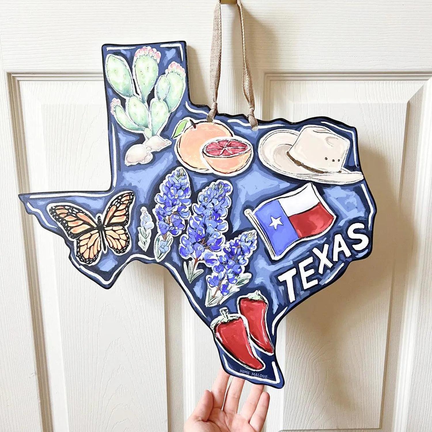 Shop For Texas State Favorites Door Hanger