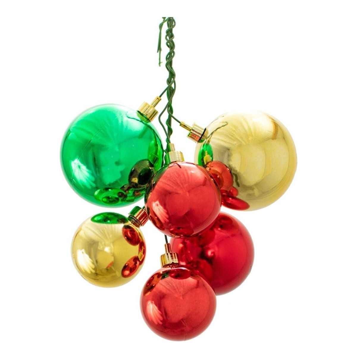 Shop For The Classic Christmas Ball Cluster (Set of 6) at Michelle's aDOORable Creations