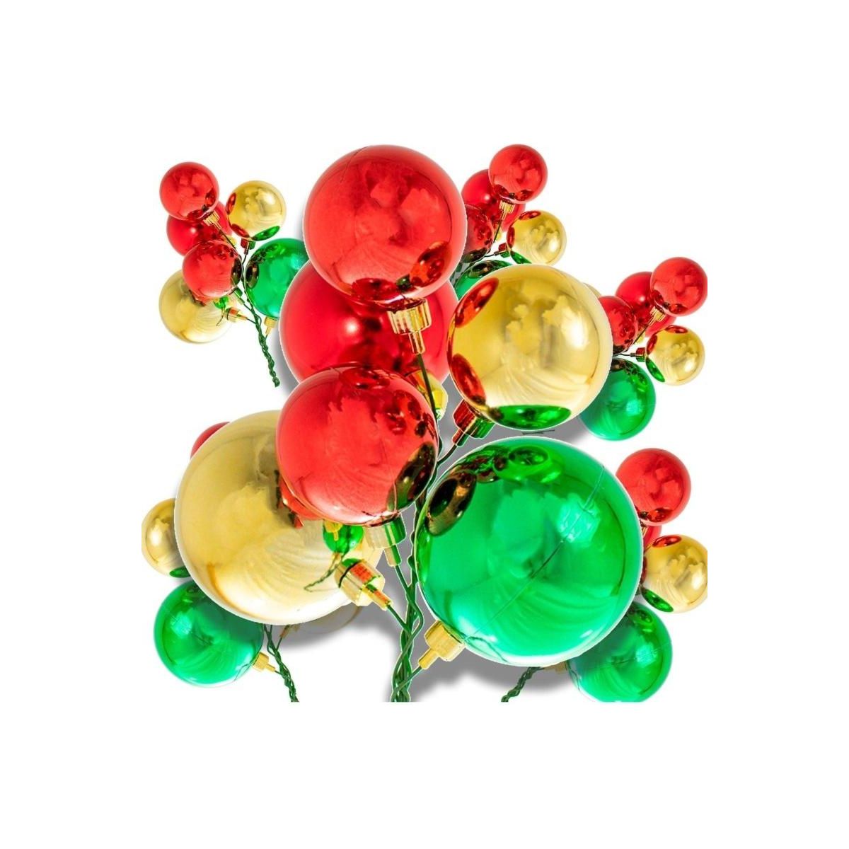 Shop For The Classic Christmas Ball Cluster (Set of 6) at Michelle's aDOORable Creations