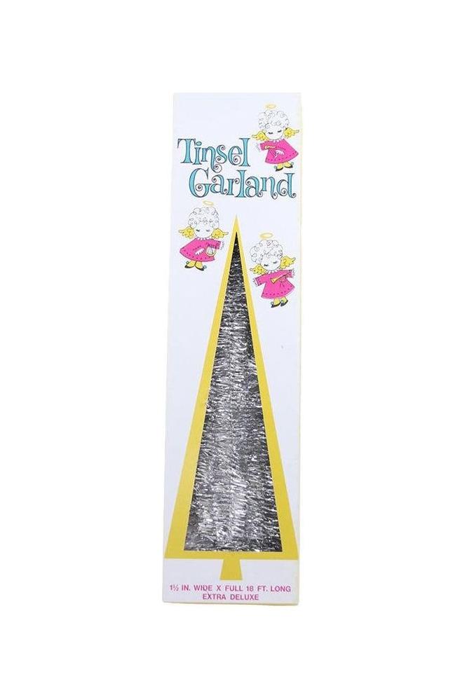 Shop For Tinsel Garland: Silver