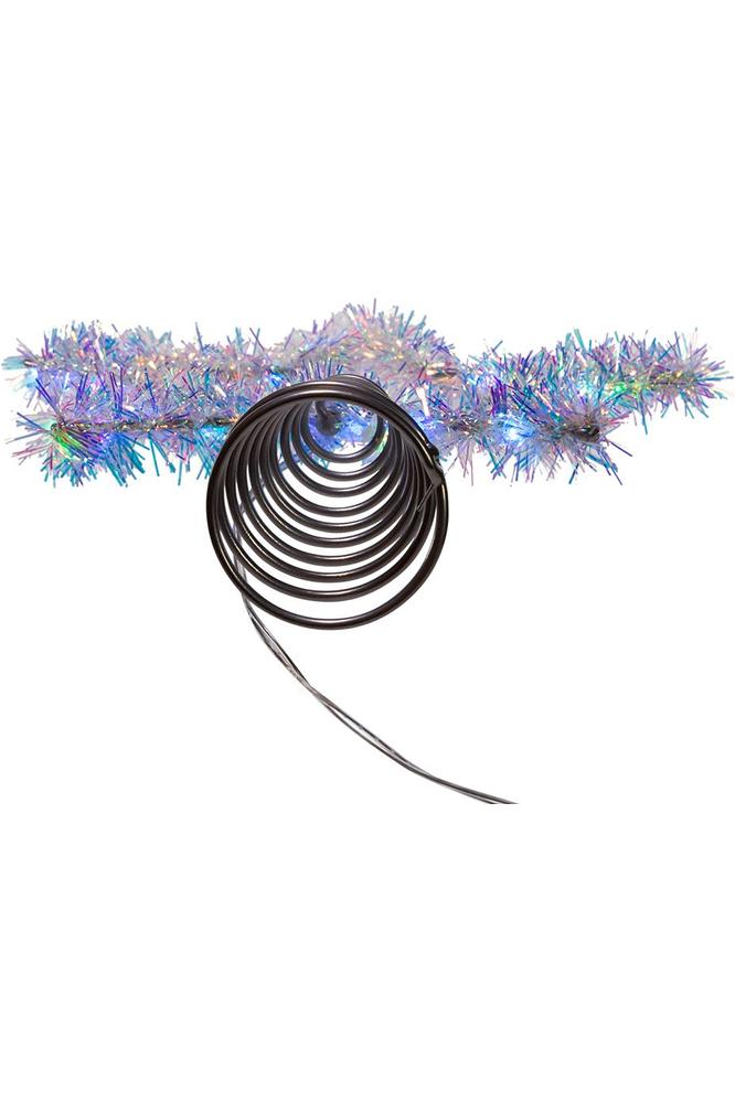 Shop For Tinsel Star Tree Topper with RGB LED Lights 12.2"