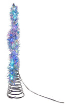 Shop For Tinsel Star Tree Topper with RGB LED Lights 12.2"