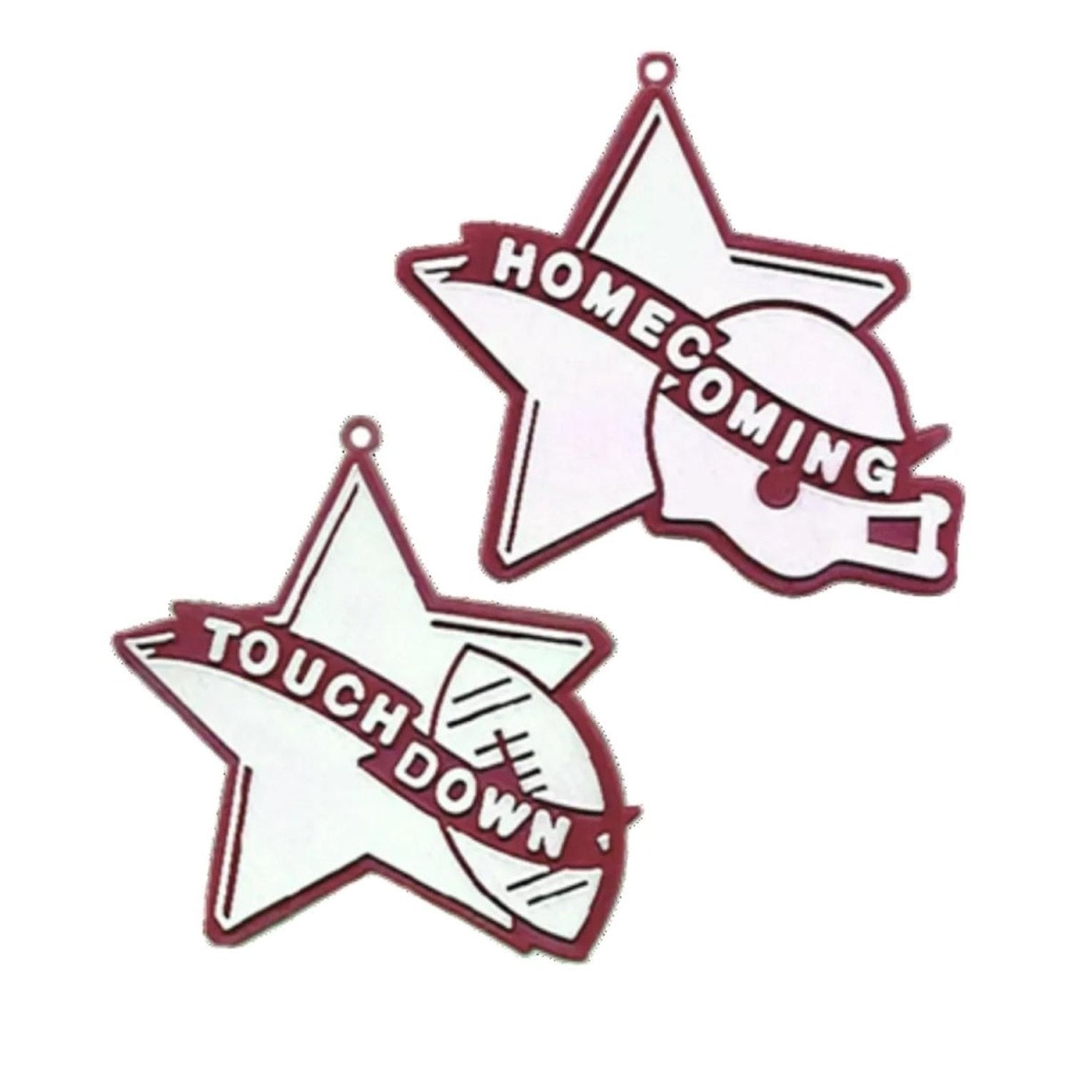 Shop For Touchdown And Homecoming Star Charm: Burgundy